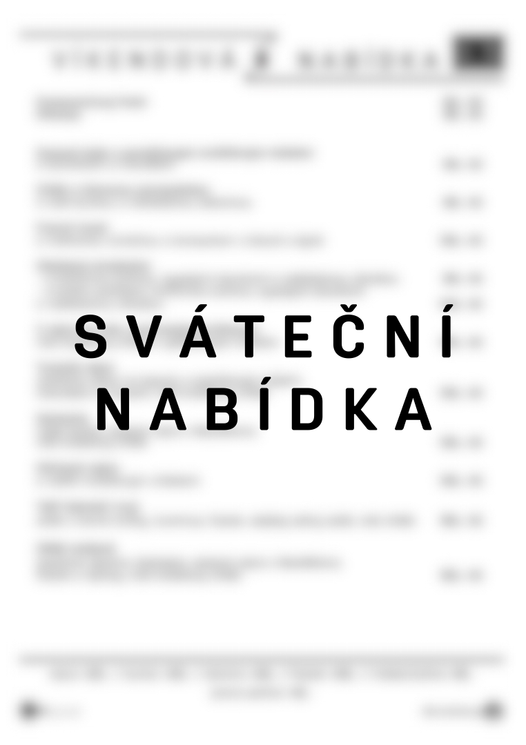 sváteční nabídka